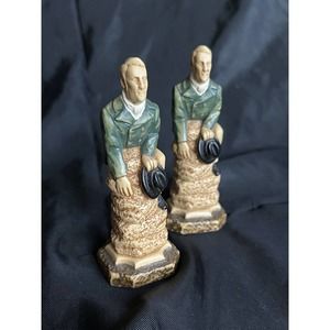 Vintage SAC SHERLOCK HOLMES Chess Pieces 2 Horses Inspector Lestrade 4" Tall